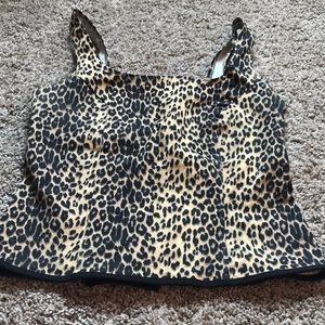 Vintage Brioche California leopard print tank size 13/14